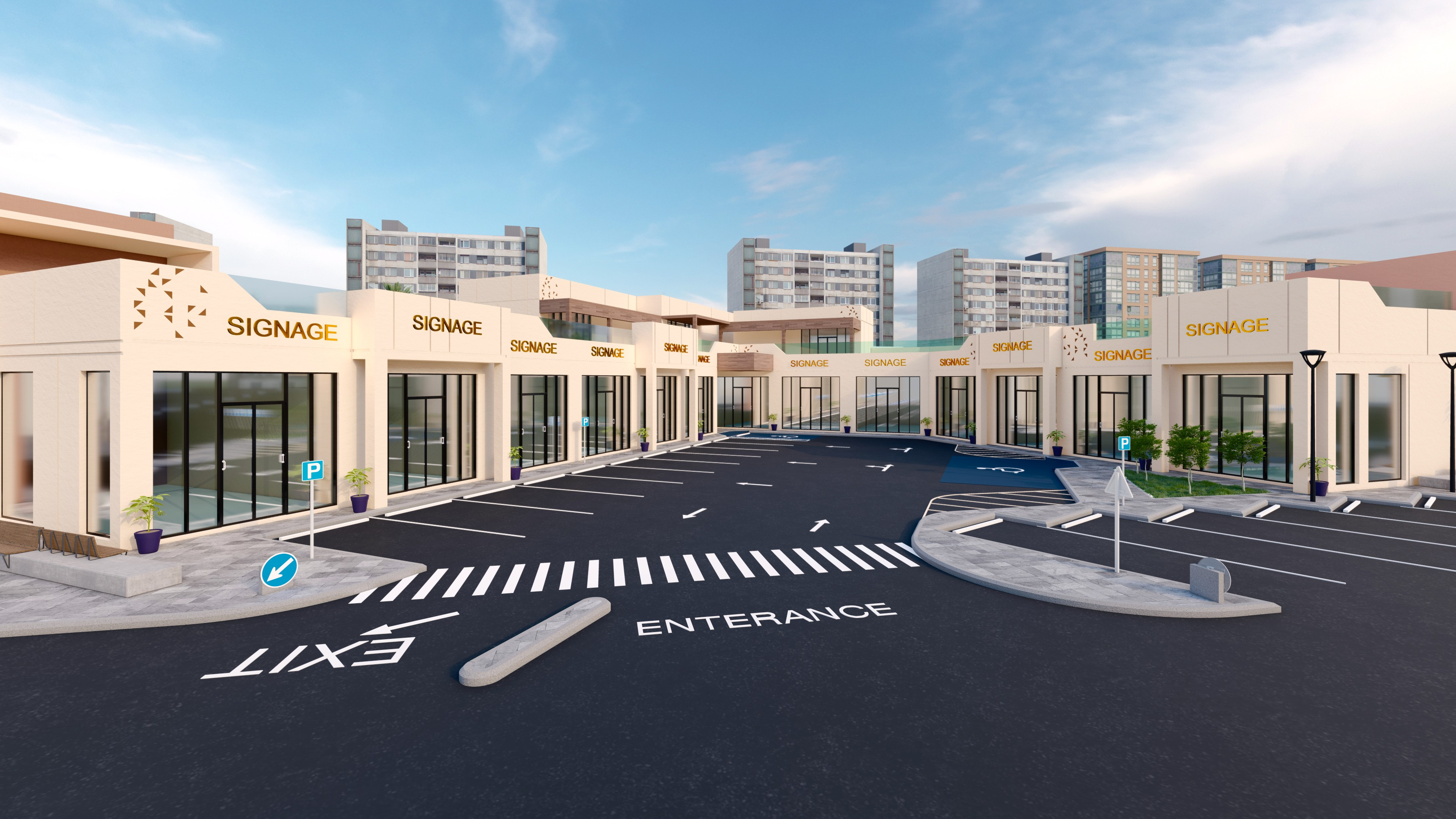 الماسة بوليفارد - الواجهة الرئيسية